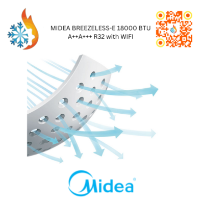 MIDEA BREEZELESS-E 18000 BTU A++A+++ R32 with WIFI