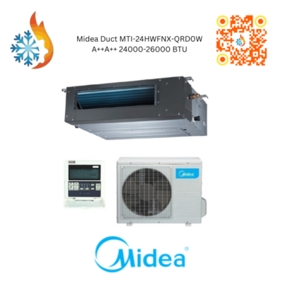 Midea Duct MTI-24HWFNX-QRD0W A++A++ 24000-26000 BTU