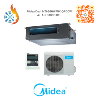 Midea Duct MTI-36HWFNX-QRD0W A++A++ 33000 BTU